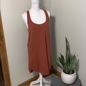 {aeo} rust sweatshirt dress